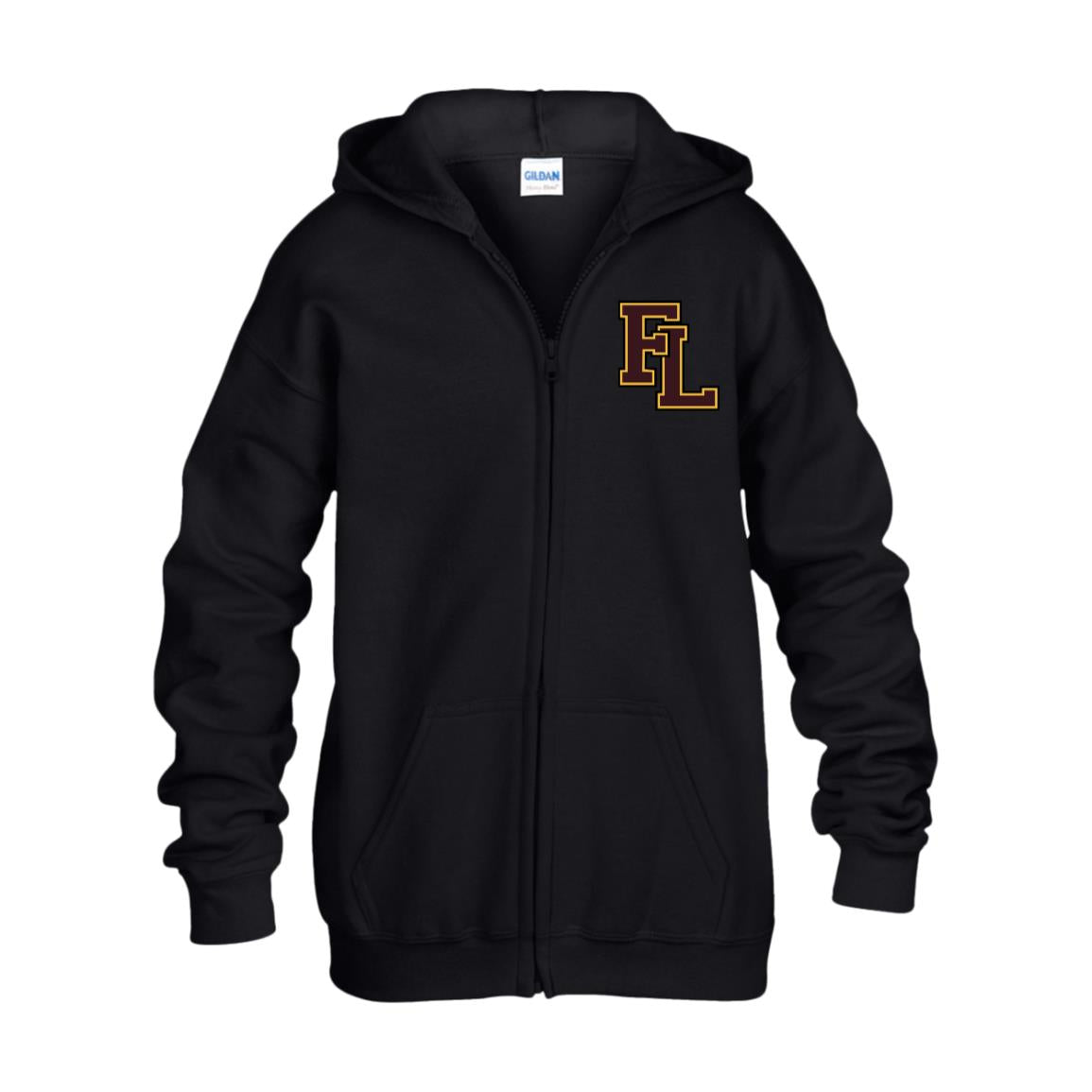 Forest Lake Hockey Youth Heavy Blend Full Zip Hoodie