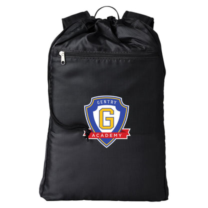 Gentry Academy Shield Getaway Cinchback Backpack