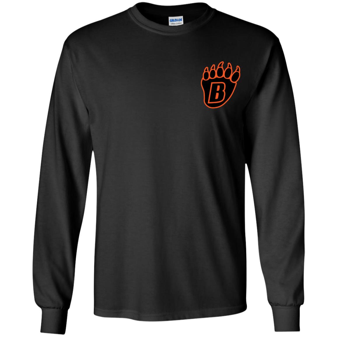 White Bear Lake Hockey Blackout Youth Long Sleeve Tee