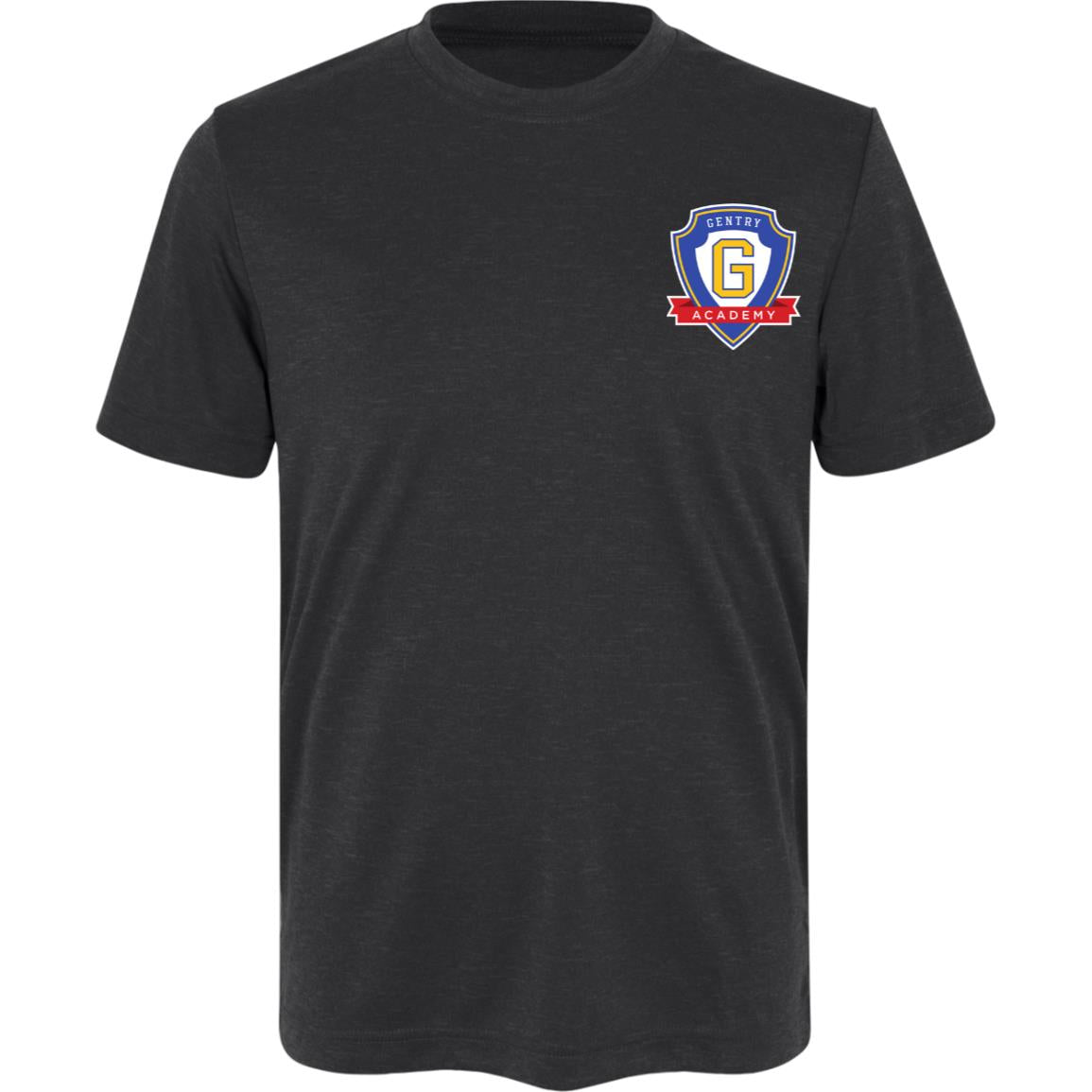 Gentry Academy Shield Youth Team Performance Heather Tee