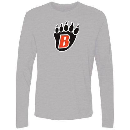 White Bear Lake Bear Paw Men's Premium Long Sleeve Tee