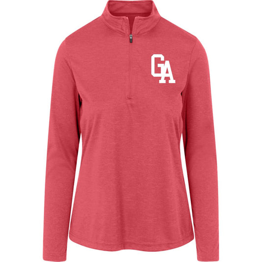 Gentry Academy GA Women's Heather Quarter Zip