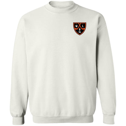 White Bear Lake Hockey Shield Adult Crewneck Pullover Sweatshirt