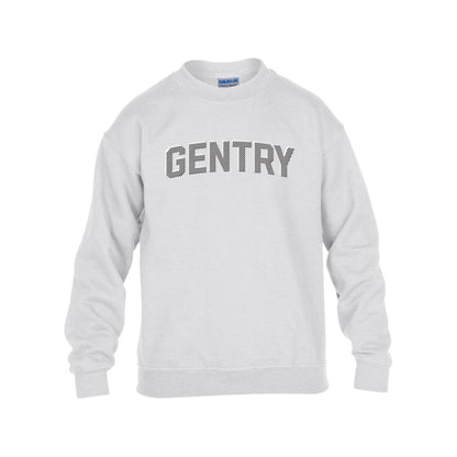 Gentry Academy Crosshatch Youth Heavy Blend Fleece Crew