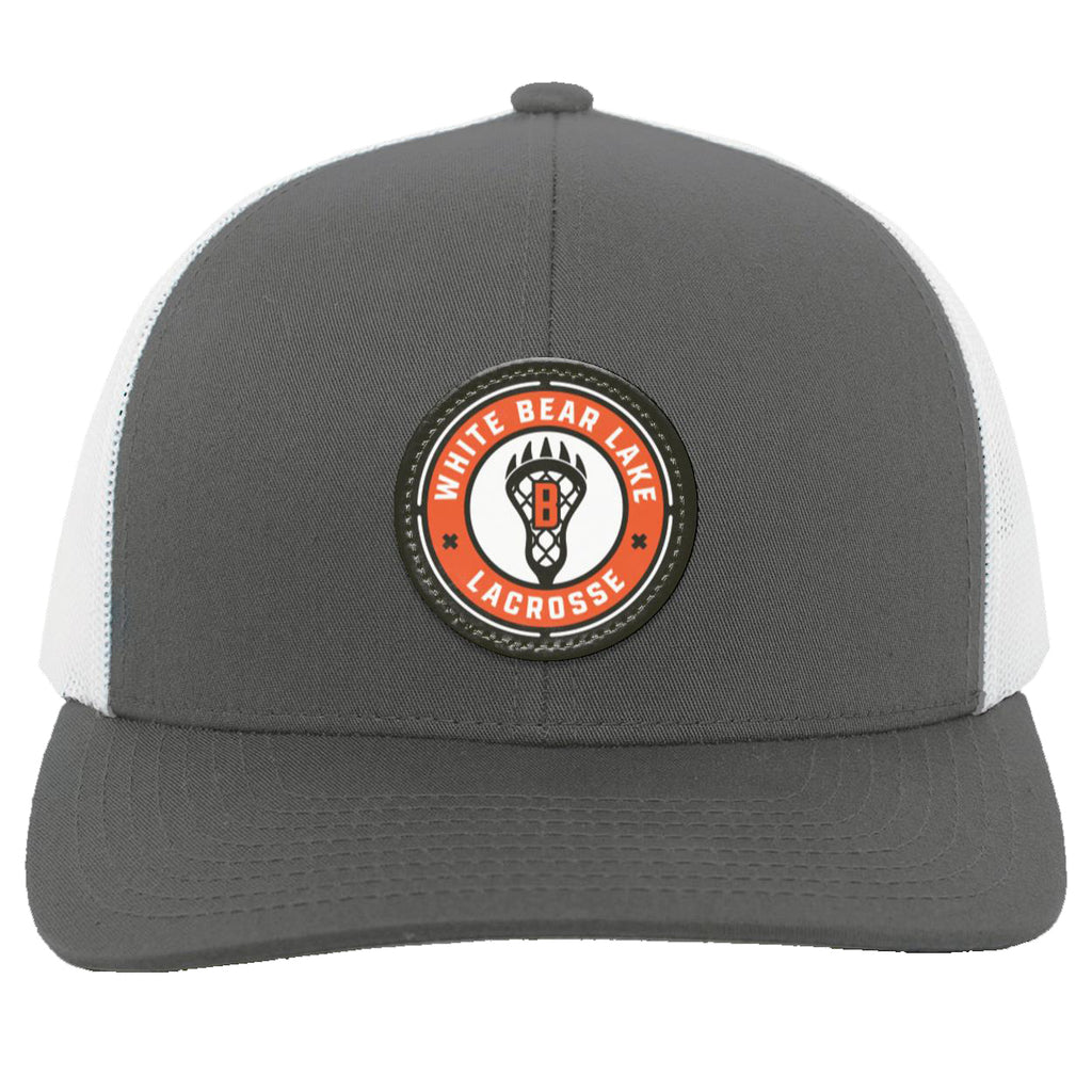 White Bear Lake Lacrosse Logo Snapback Trucker Patch Hat