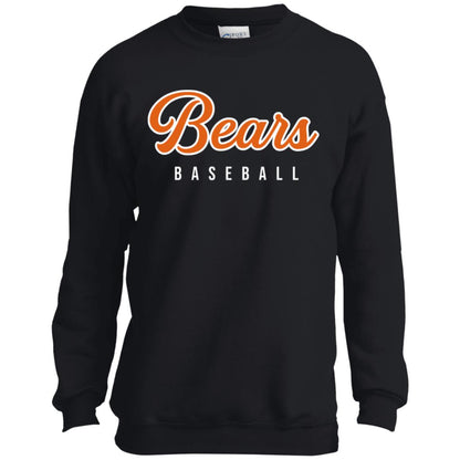 WBLHSB Vintage Bears Baseball Youth Crewneck Sweatshirt