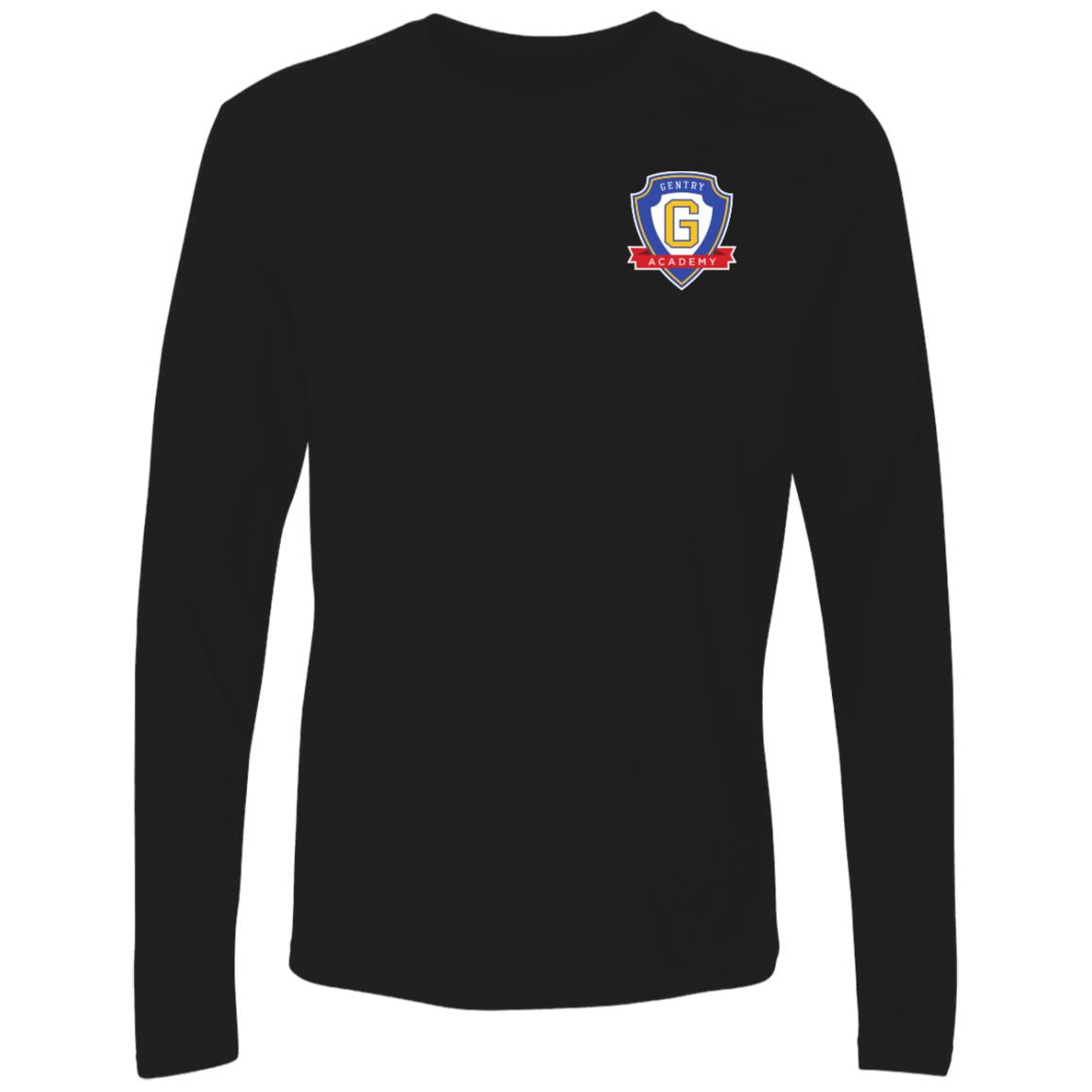 Gentry Academy Shield Men's Premium Long Sleeve Tee