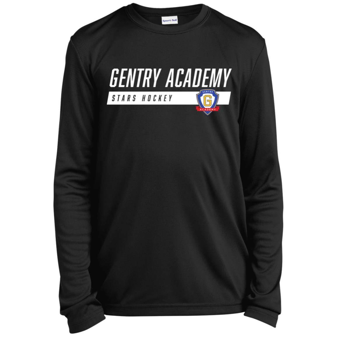Gentry Academy Stars Hockey Youth Long Sleeve Performance Tee