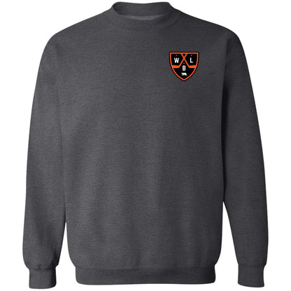 White Bear Lake Hockey Shield Adult Crewneck Pullover Sweatshirt