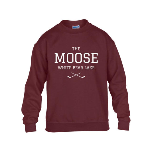 The Moose White Bear Lake Youth Heavy Blend Fleece Crew