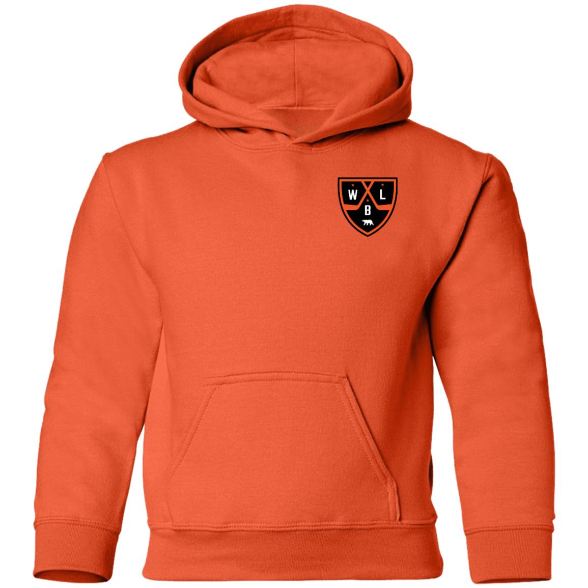 White Bear Lake Hockey Shield Youth Pullover Hoodie