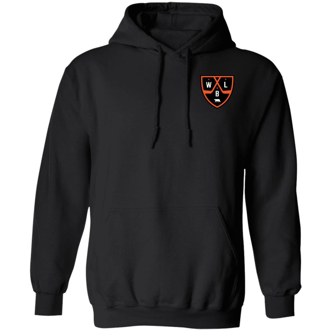 White Bear Lake Hockey Shield Adult Pullover Hoodie