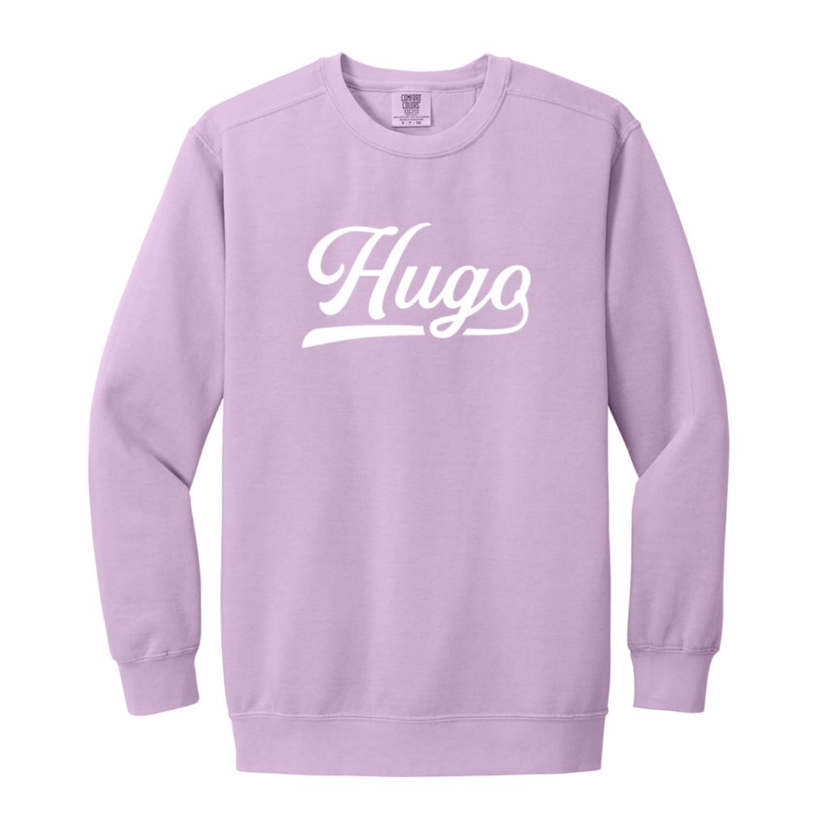 Hugo Garment-Dyed Adult Crewneck Sweatshirt