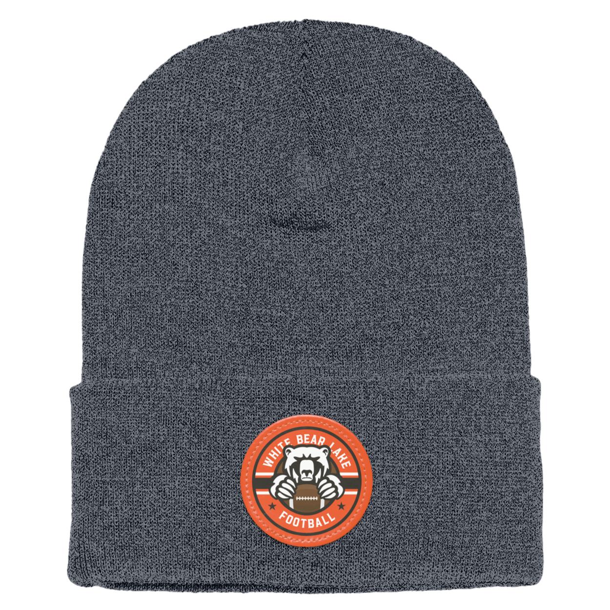 White Bear Lake Football Adult Cuffed Knit Beanie