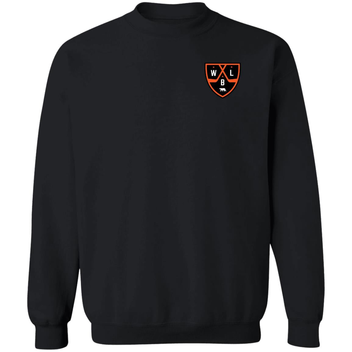 White Bear Lake Hockey Shield Adult Crewneck Pullover Sweatshirt