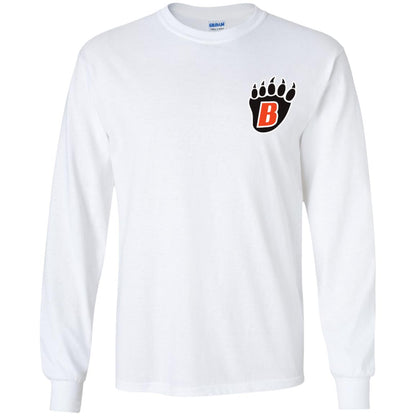 White Bear Lake Bear Paw Youth Long Sleeve Tee