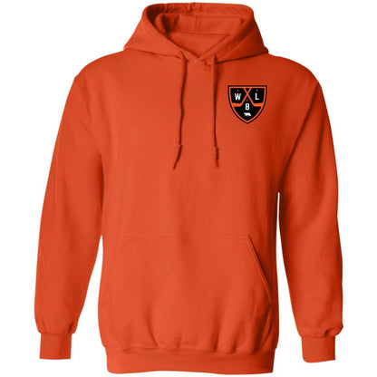 White Bear Lake Hockey Shield Adult Pullover Hoodie