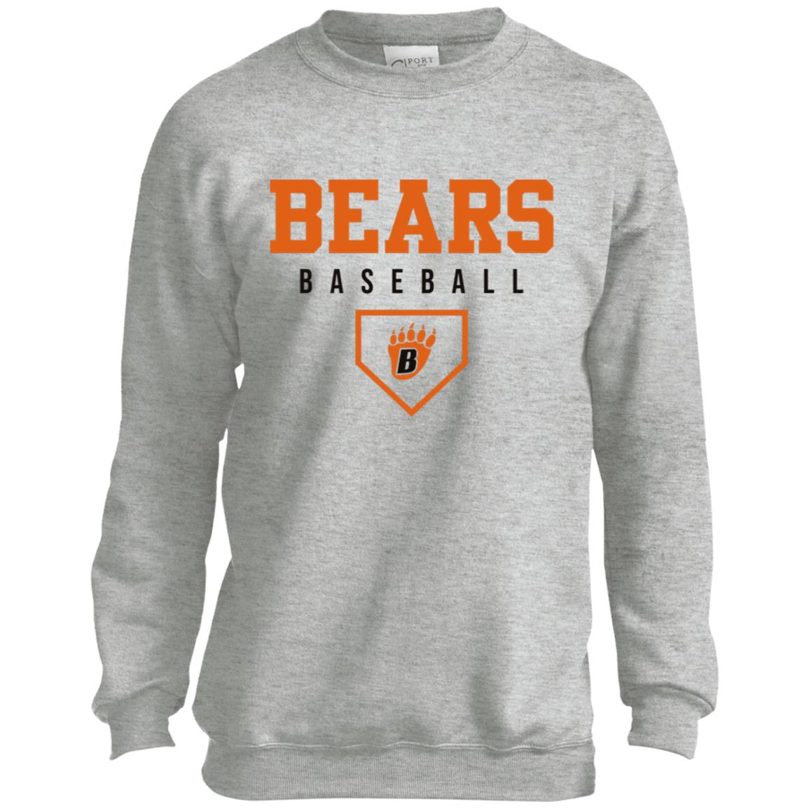 WBLHSB Bears Baseball Youth Crewneck Sweatshirt