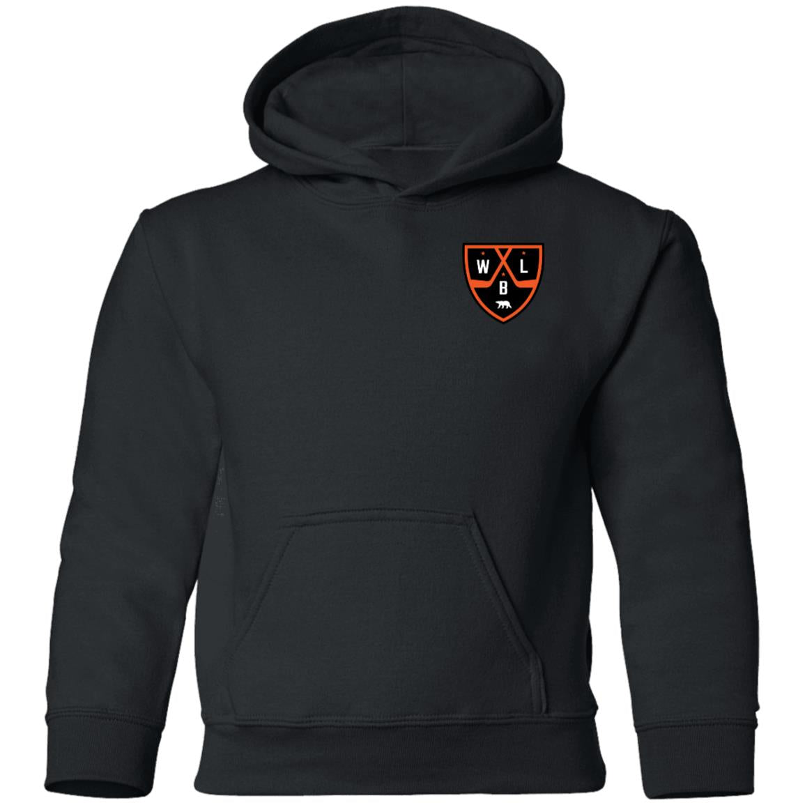 White Bear Lake Hockey Shield Youth Pullover Hoodie