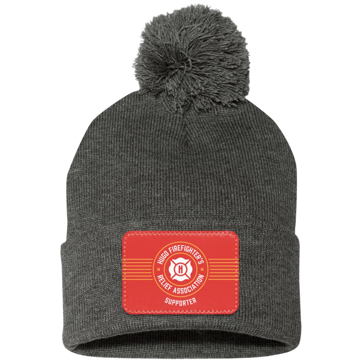 HRFA Supporter Pom Pom Knit Patch Cap