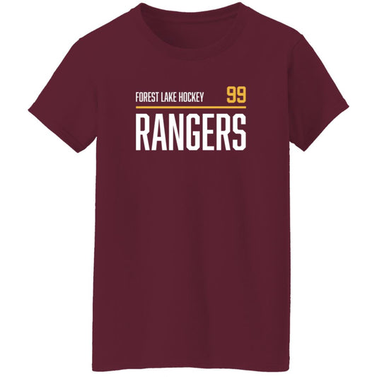 Forest Lake Hockey Personalized Women's Cotton Tee