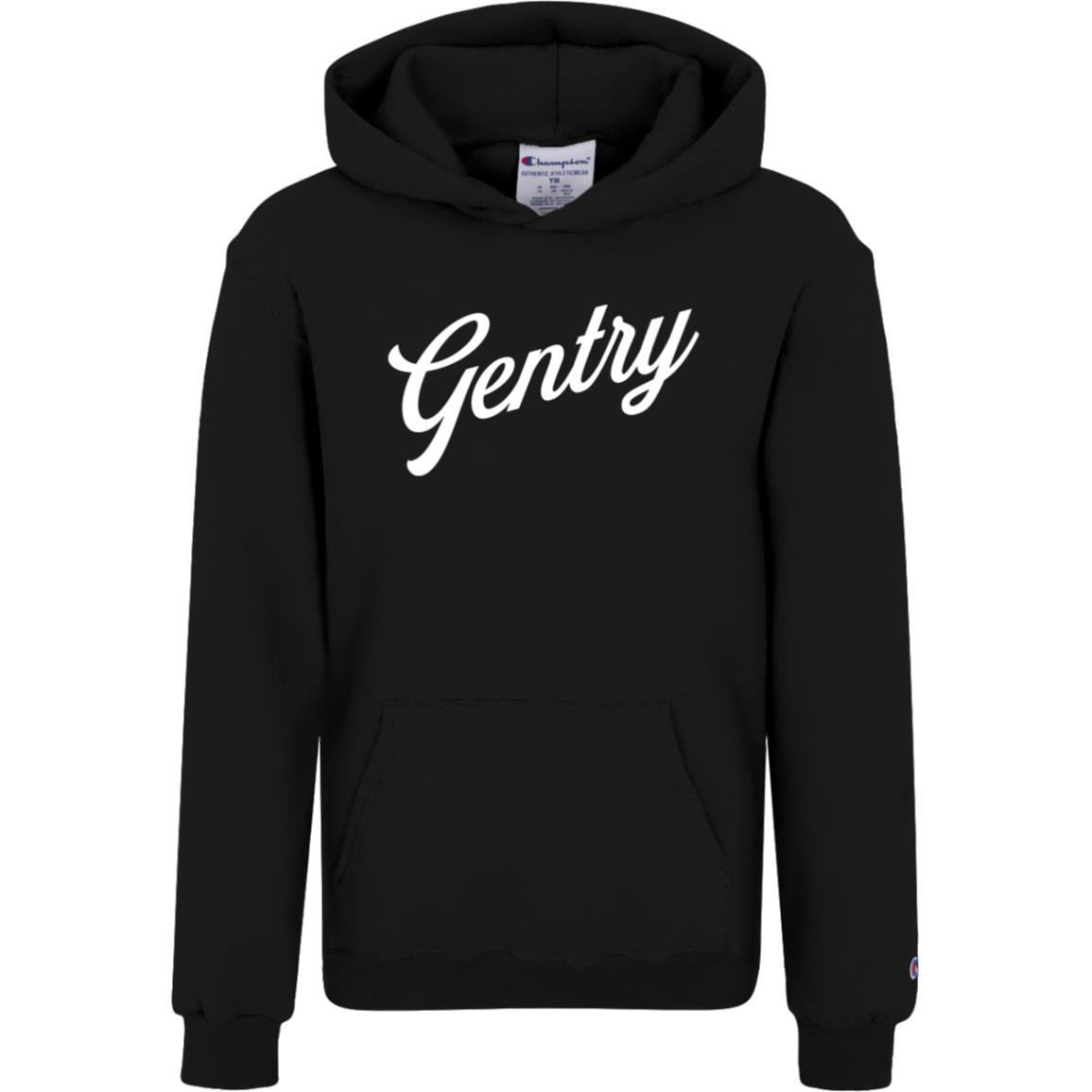 Gentry Academy Script Youth Champion Powerblend Hoodie