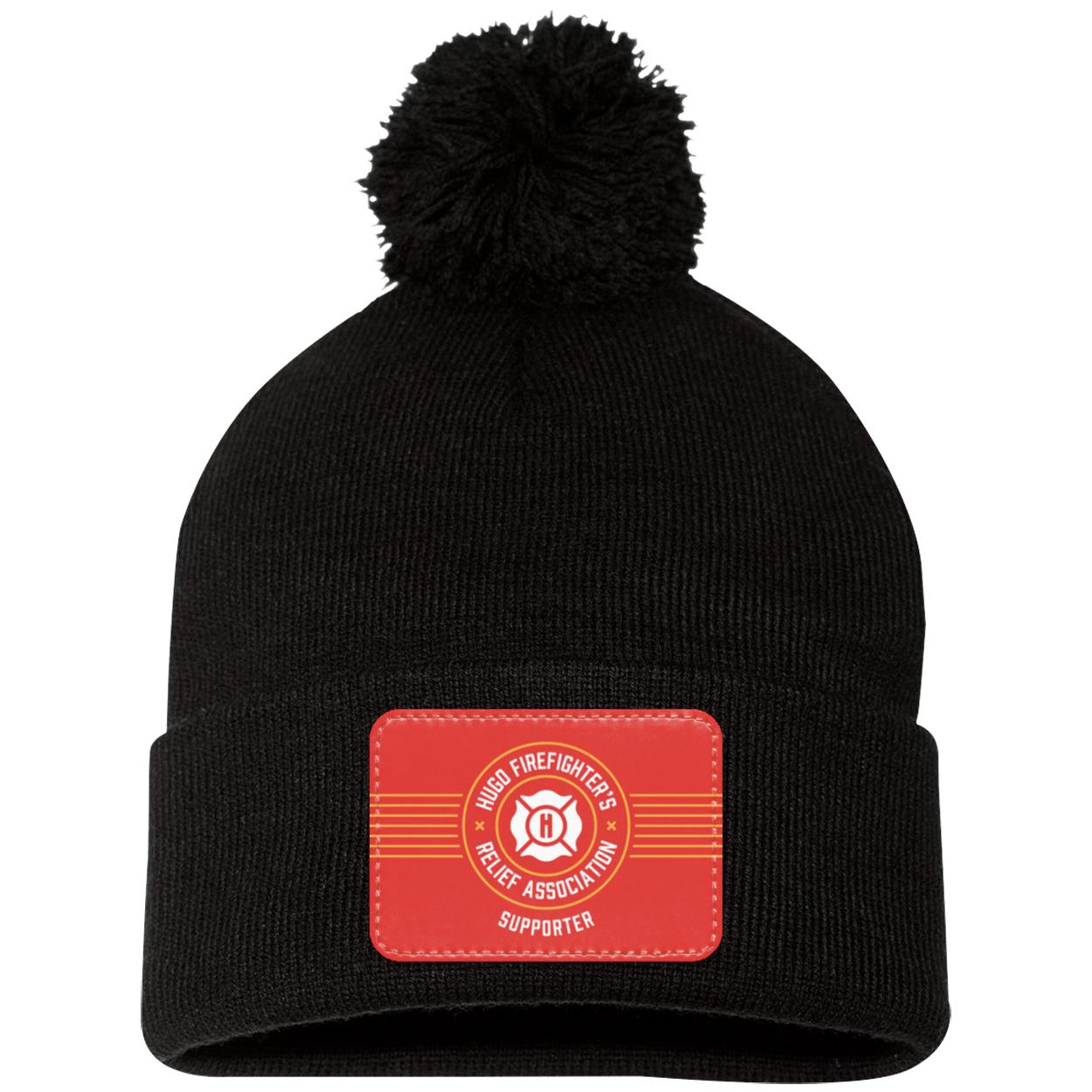 HRFA Supporter Pom Pom Knit Patch Cap