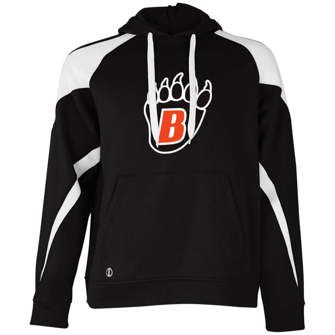 White Bear Lake Bear Paw Athletic Colorblock Fleece Hoodie