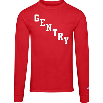 Gentry Academy Stairs Men's Champion Long Sleeve Tee