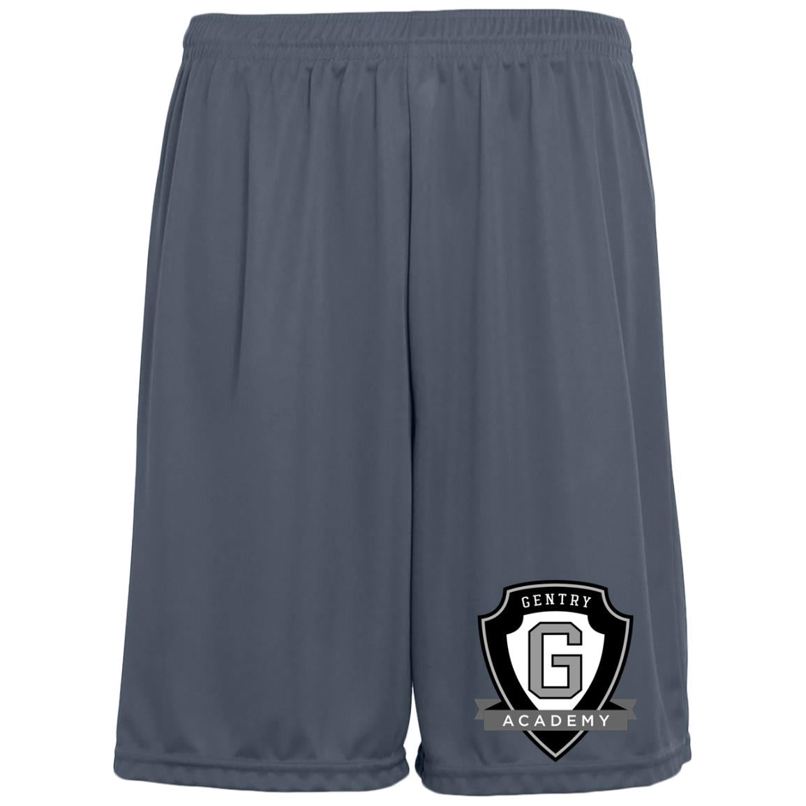 Gentry Shield Moisture-Wicking Pocketed 9 inch Inseam Training Shorts