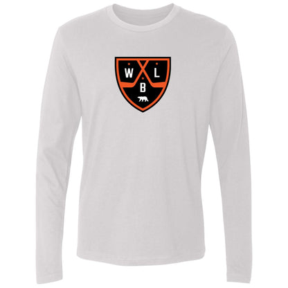 White Bear Lake Hockey Shield Men's Premium Long Sleeve Tee