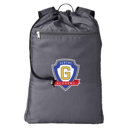 Gentry Academy Shield Getaway Cinchback Backpack