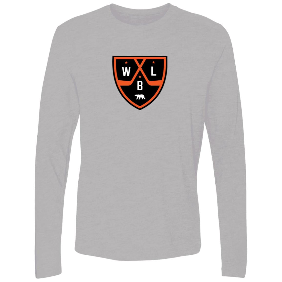 White Bear Lake Hockey Shield Men's Premium Long Sleeve Tee