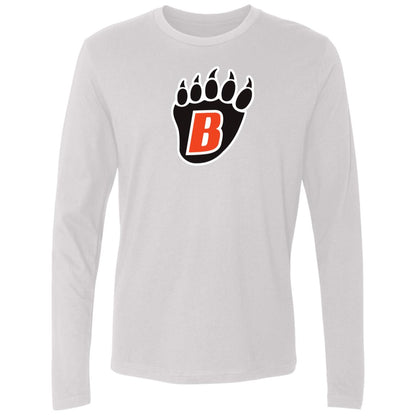 White Bear Lake Bear Paw Men's Premium Long Sleeve Tee