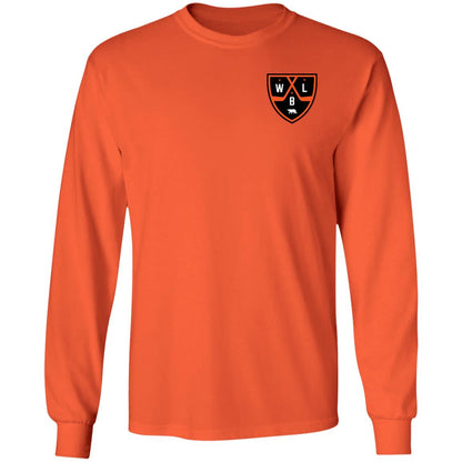 White Bear Lake Hockey Shield Cotton Long Sleeve Tee