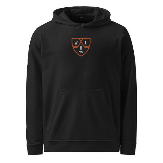 White Bear Lake Hockey Shield Embroidered Adidas® Fleece Hoodie