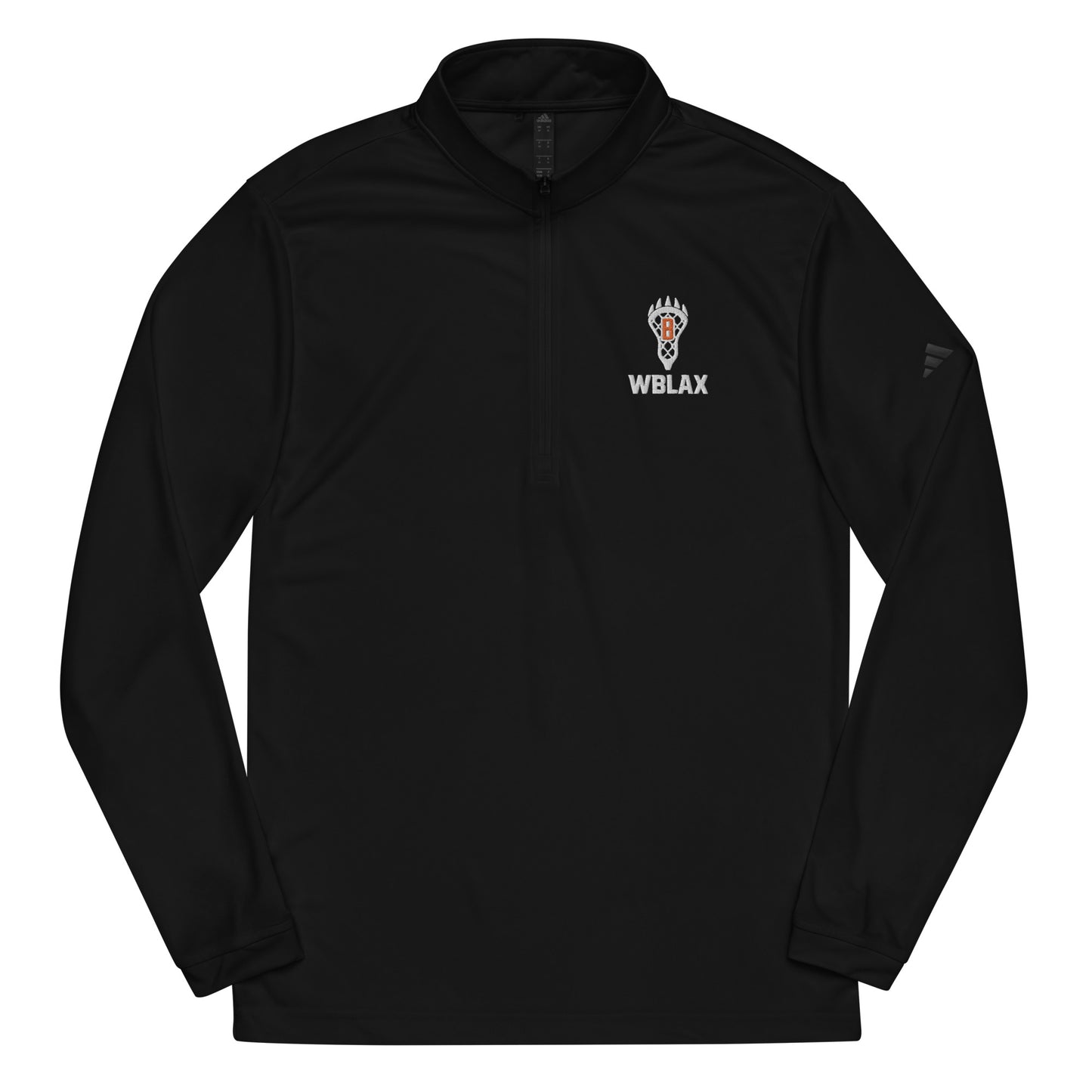 White Bear Lake Lacrosse Adidas Embroidered Quarter Zip Pullover