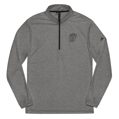 White Bear Lake Bear Paw Adidas Quarter Zip Pullover