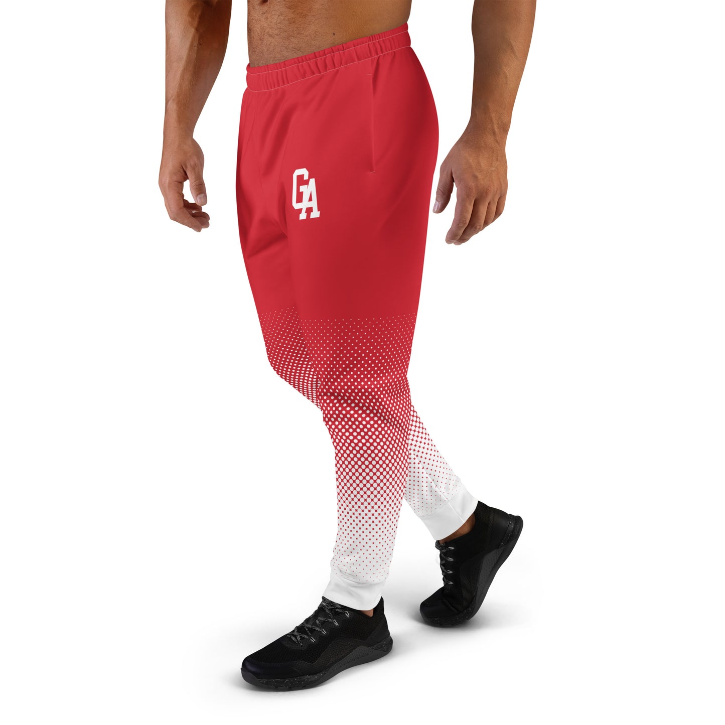 Gentry Academy Red Halftone Men's Joggers