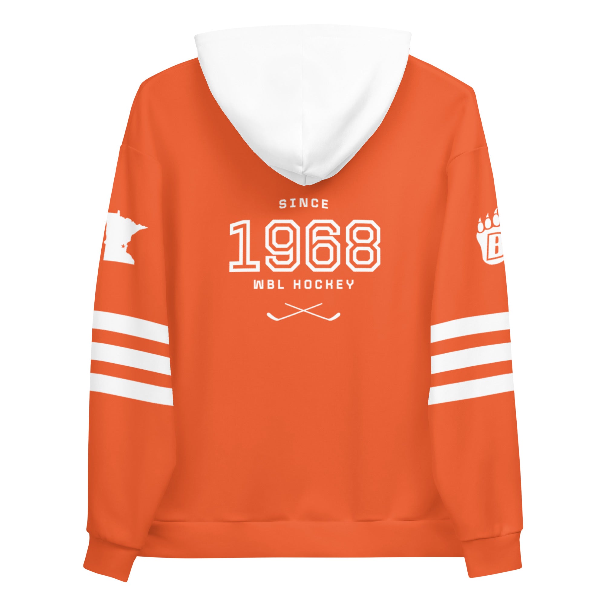 White Bear Lake Hockey Hockey Bear Custom Hoodie