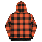 White Bear Lake Hockey Shield Flannel Print Custom Hoodie