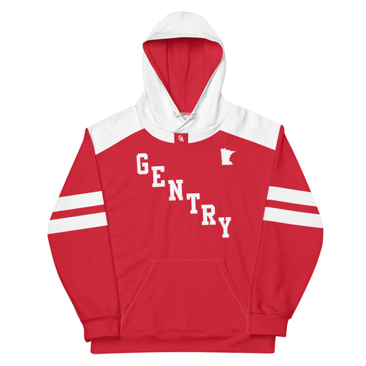 Gentry Academy Red Jersey Style Hoodie