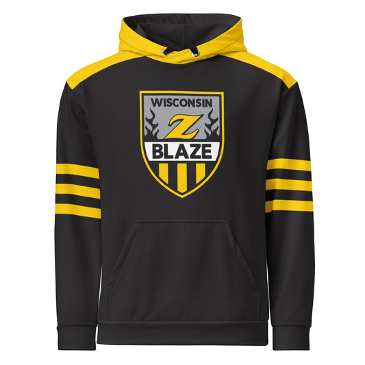 WI Blaze Hockey Sublimated Unisex Hoodie