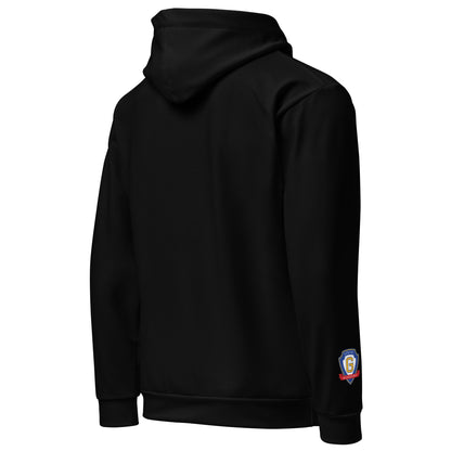 Gentry Academy Hockey Black Asymmetrical Unisex Hoodie