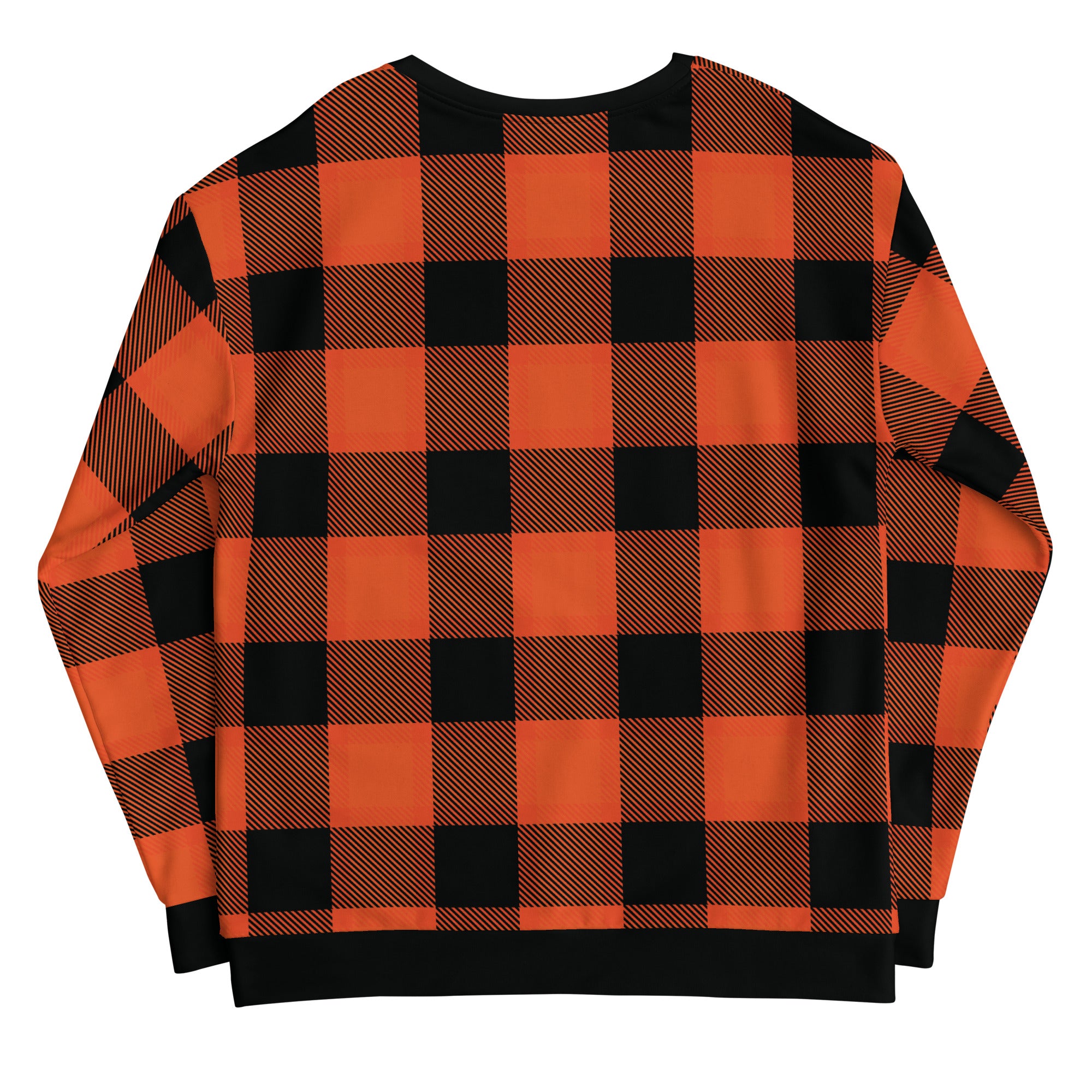 White Bear Lake Hockey Shield Flannel Print Custom Crew Neck Sweatshirt