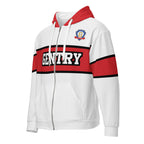 Gentry Academy Jersey Style Unisex Full Zip Hoodie