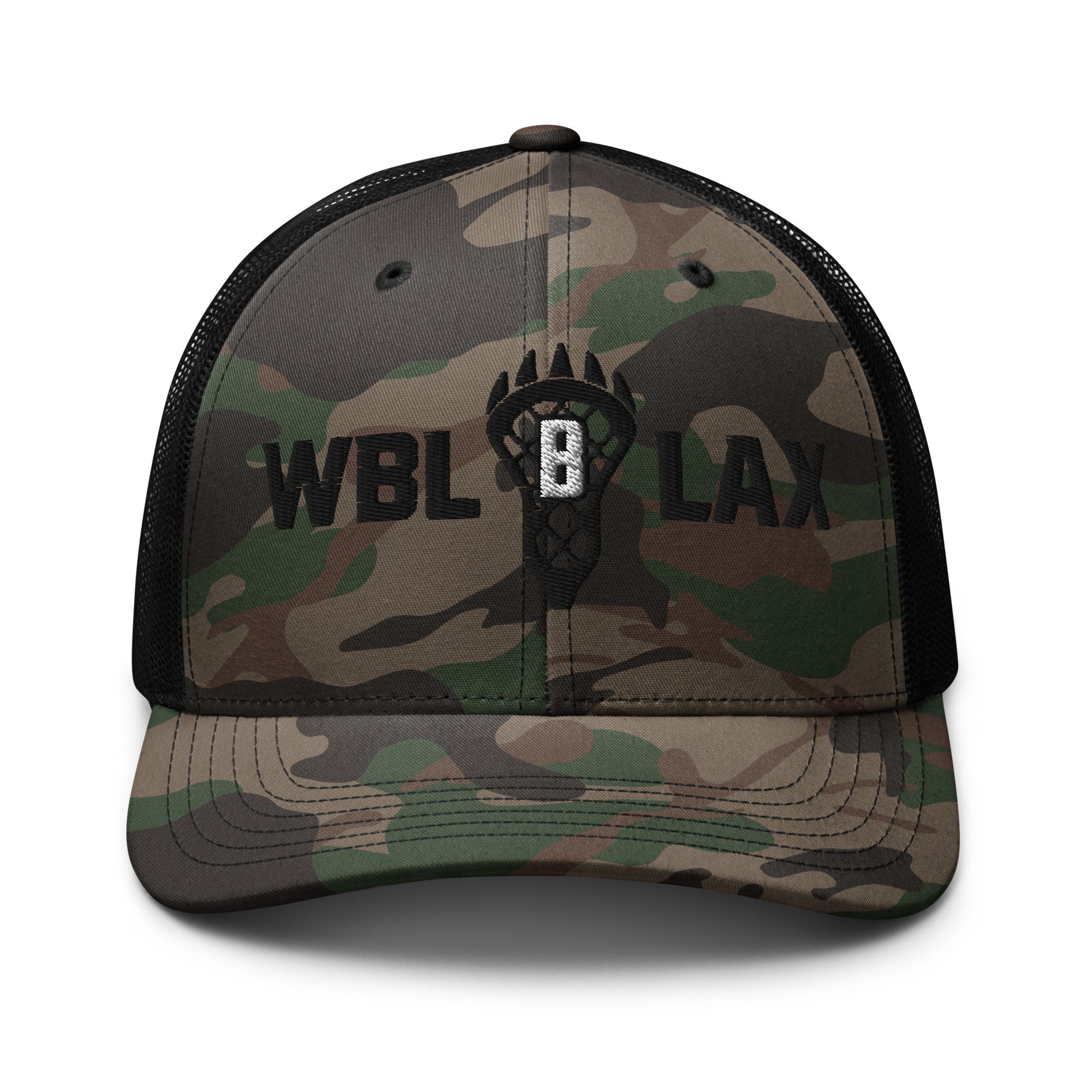 White Bear Lake Lacrosse Camouflage Trucker Hat