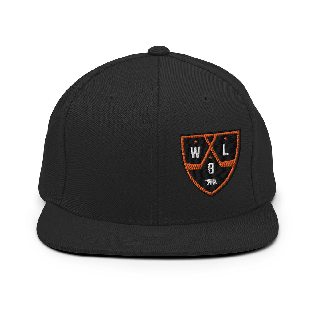 White Bear Lake Hockey Shield Snapback Hat