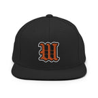 White Bear Lake Baseball Blackletter W Snapback Hat