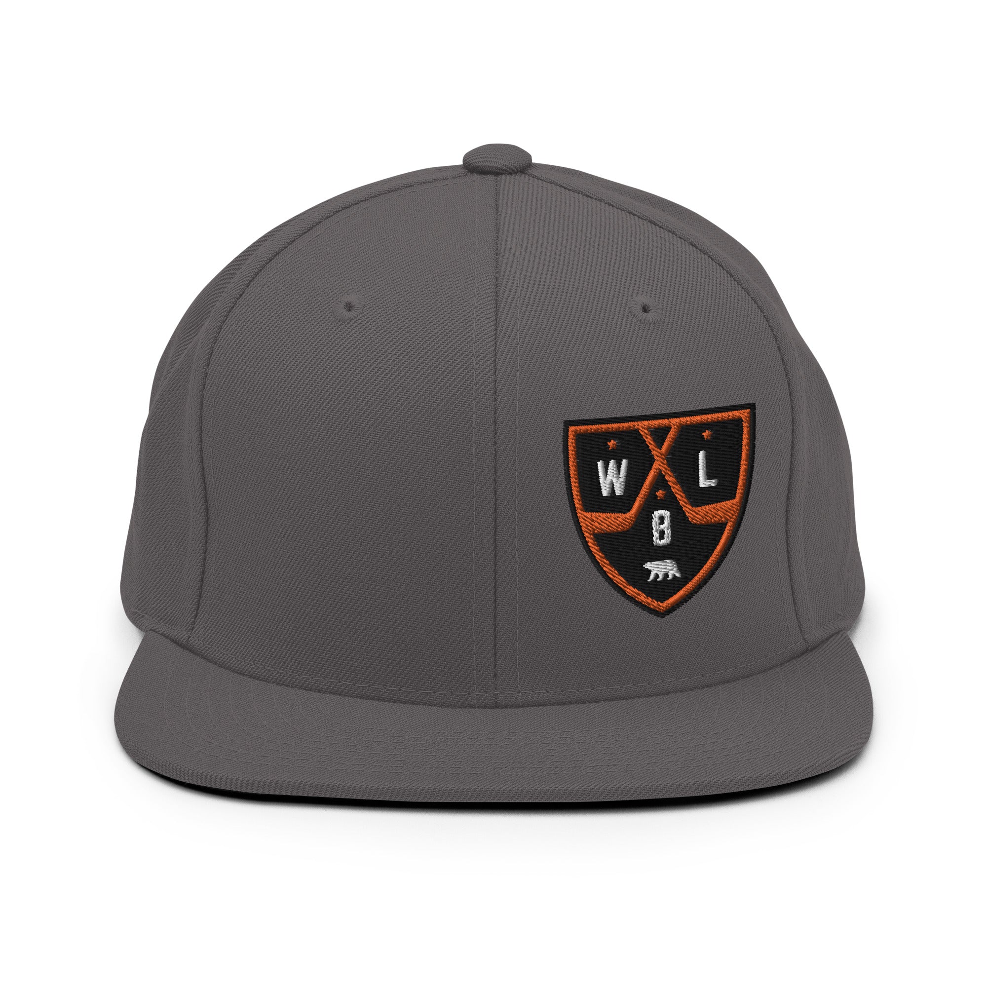 White Bear Lake Hockey Shield Snapback Hat